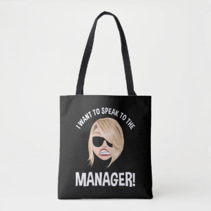 Bolso De Tela ¡Quiero Hablar Con El Gerente! Karen Meme