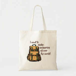 Bolso De Tela Quiero hacer recuerdos
