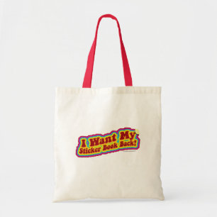 Bolso De Tela Quiero que mi Pegatina regrese