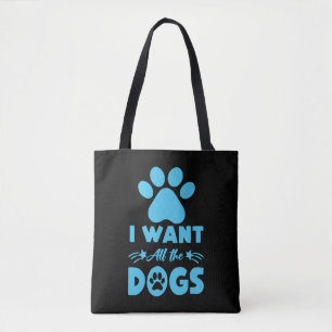 Bolso De Tela Quiero Todos Los Perros