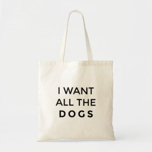 Bolso De Tela Quiero todos los perros