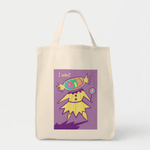 Bolso De Tela Quiero un Tote dulce de dulces
