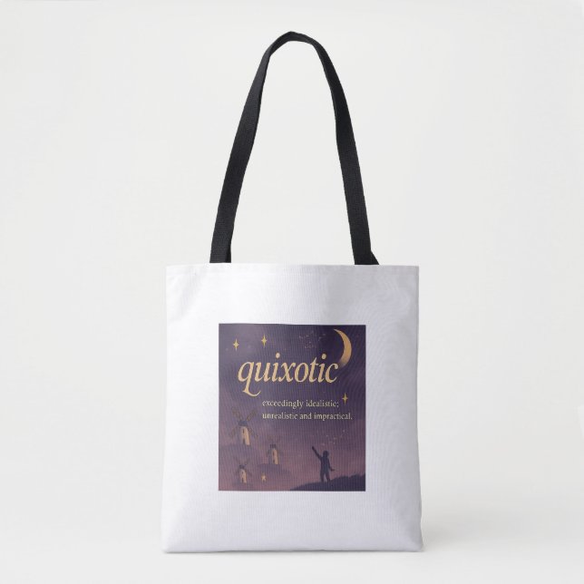 Bolso De Tela Quijotesco (Anverso)