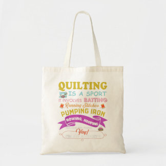 Bolso De Tela Quilting Es Un Deporte Funny Quilt Sayt Sewer Quil