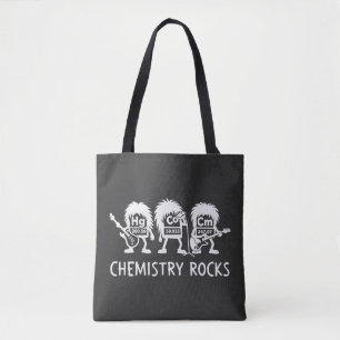 Bolso De Tela Química Rocks Banda De Rock De Ciencia