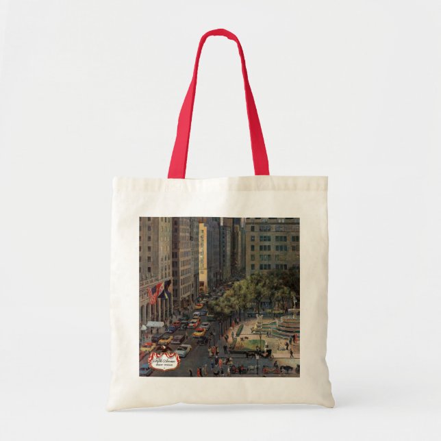 Bolso De Tela Quinta Avenida por John Falter (Frente)