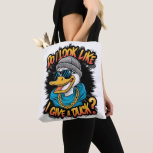 Bolso De Tela Quirky Duck: ¿Parece Que Le Doy Un Pato?