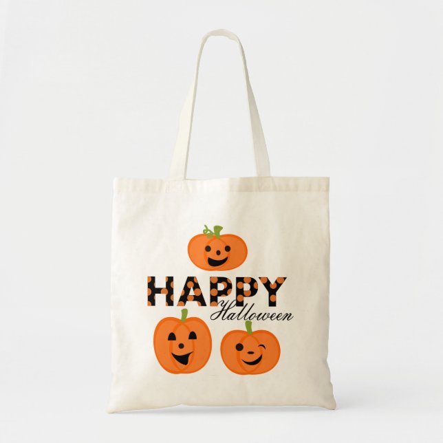 Bolso De Tela Quirky Halloween (Frente)
