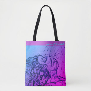Bolso De Tela "Quite" por Vision del Bello Artes