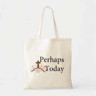 Bolso De Tela Quizás hoy - en blanco