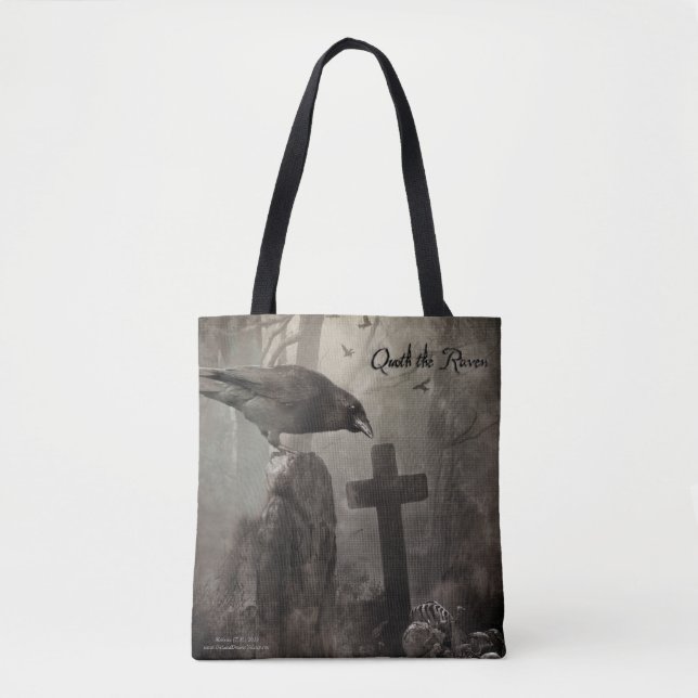 Bolso De Tela Quoth the Raven (Anverso)