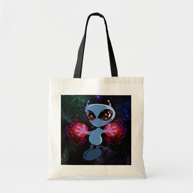 Bolso De Tela Qwiby Tote Bag (Frente)