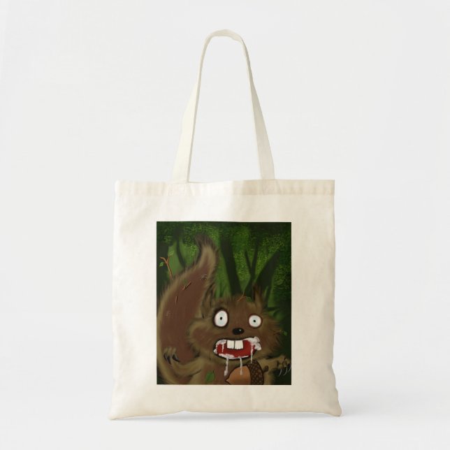 Bolso De Tela Rabid Squirrel (Frente)