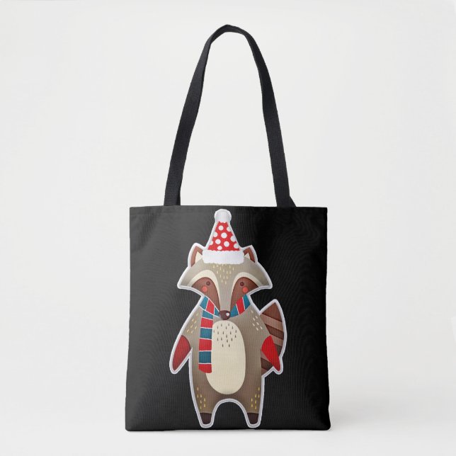 Bolso De Tela Raccoon (Anverso)