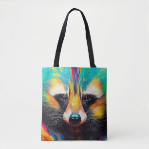 Bolso De Tela Raccoon Animal Discovery Adventure Nature Planet