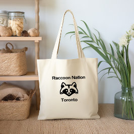 Bolso De Tela Raccoon Nation Toronto Light-Monotone