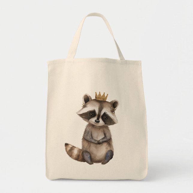 Bolso De Tela Raccoon Tote Bags (Frente)