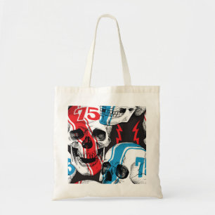 Bolso De Tela Racer Skull: Rebelión sin foco.