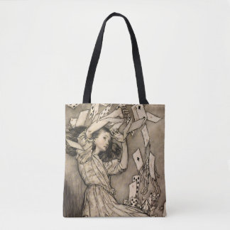 Bolso De Tela Rackham Alice Restauró el Tote de Arte Vintage Won