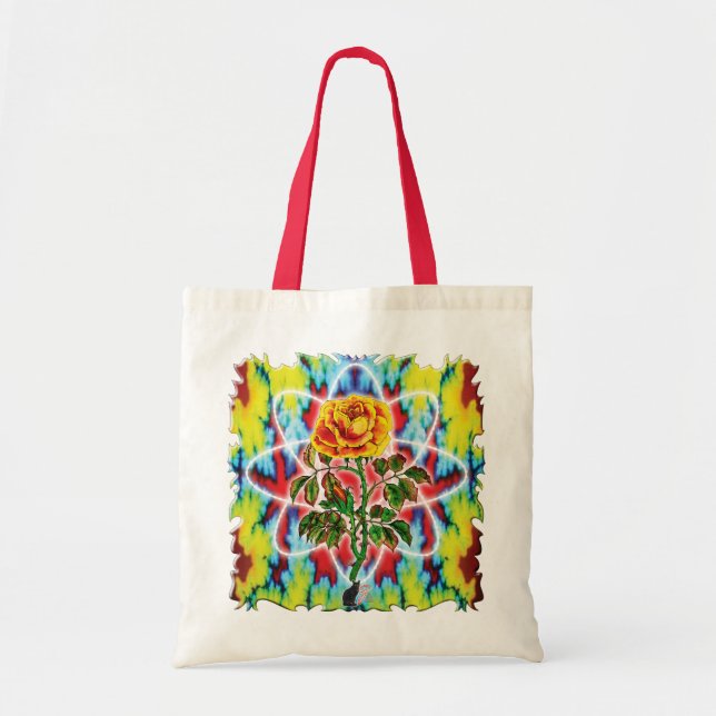 Bolso De Tela Rad Rad Rosa Tote Bag (Frente)