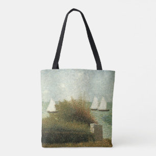 Bolso De Tela Rade de Grandcamp de Georges Seurat, Arte Antiguo