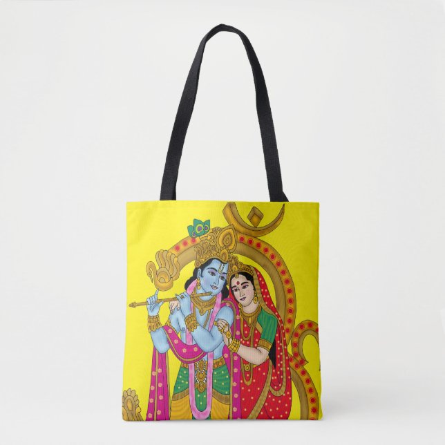 Bolso De Tela Radha Krishna Tote Bag (Anverso)
