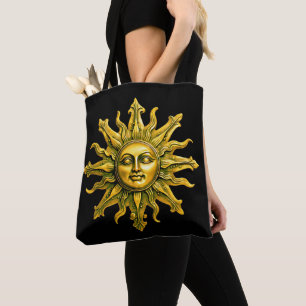 Bolso De Tela "Radiancia dorada celestial" El Sol