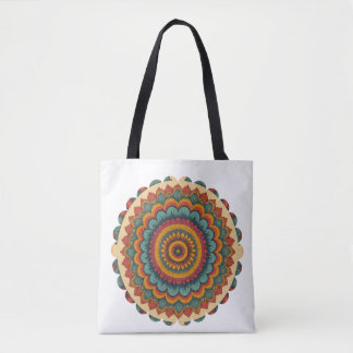 Bolso De Tela Radiant Mandala Boho Tote Bag