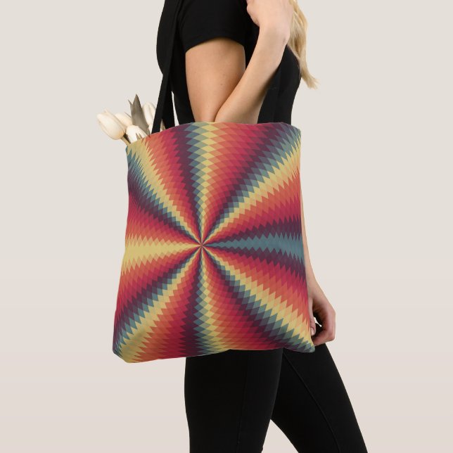 Bolso De Tela Radiant Vortex Kaleidoscope (Detalle)