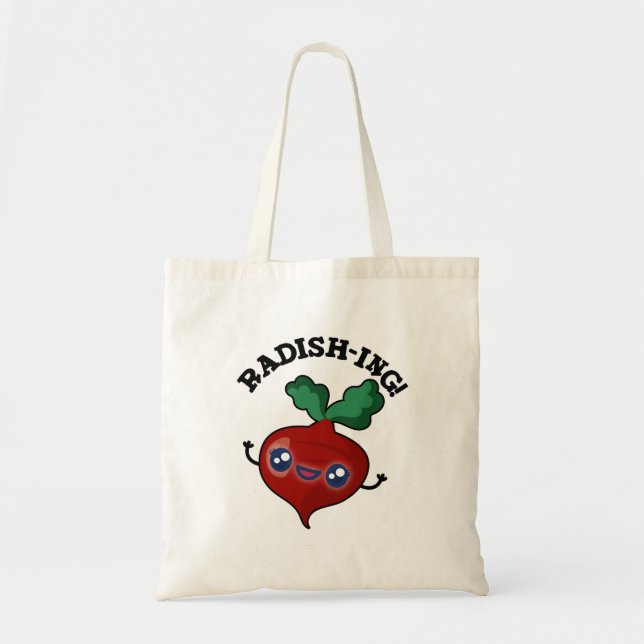 Bolso De Tela Radish-ing Funny Veggie Radish Pun (Frente)