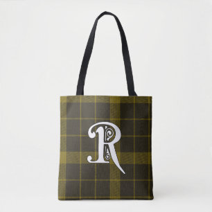 Bolso De Tela Raeburn Clan Tartan Monogram