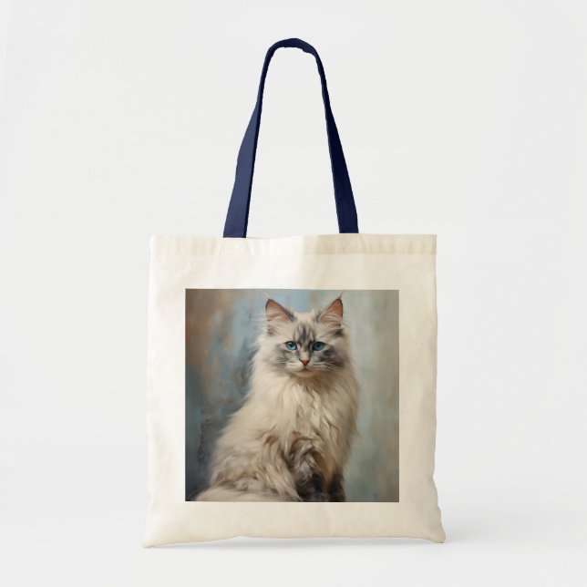 Bolso De Tela Ragdoll cat (Frente)