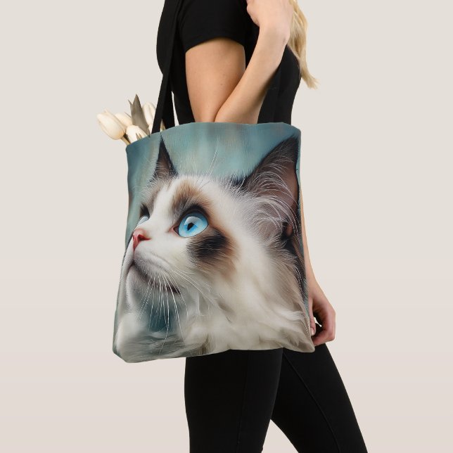 Bolso De Tela Ragdoll cat (Detalle)