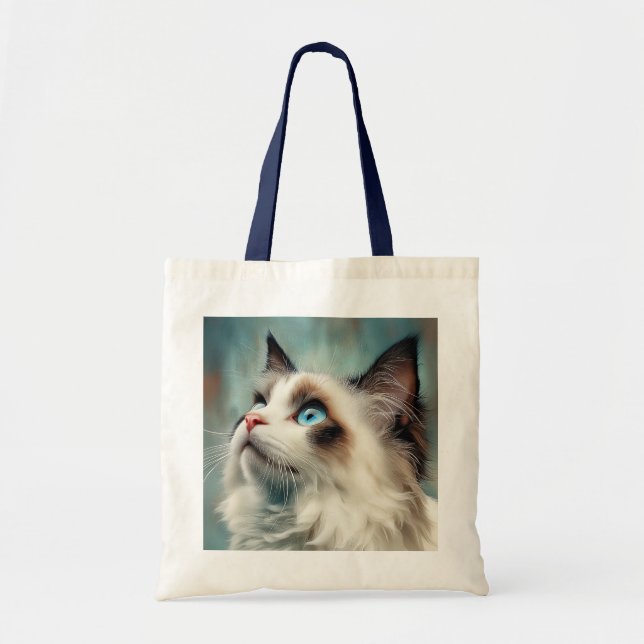 Bolso De Tela Ragdoll cat (Frente)