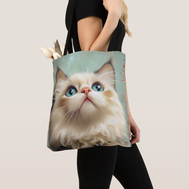 Bolso De Tela Ragdoll kitten (Detalle)