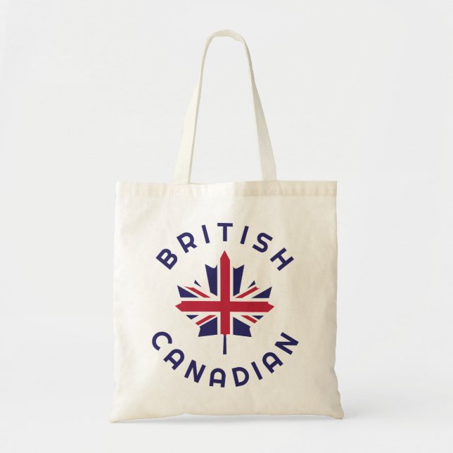 Bolso De Tela Raíces británicas canadienses (Frente)