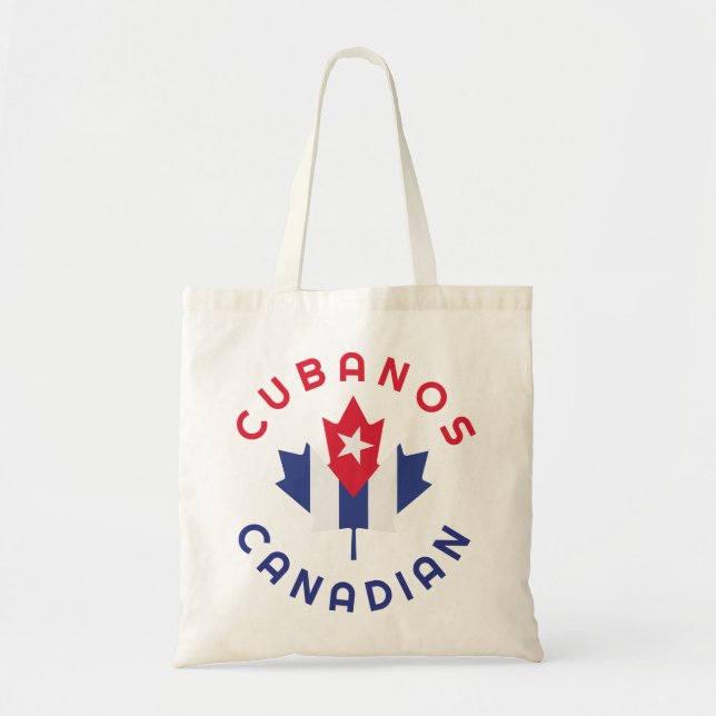 Bolso De Tela Raíces cubanas canadienses (Frente)