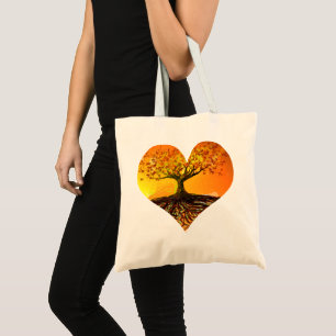 Bolso De Tela Raíces de amor