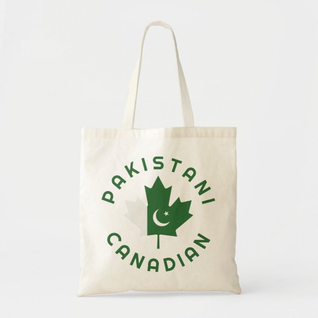 Bolso De Tela Raíces de Canadá en Pakistán (Frente)