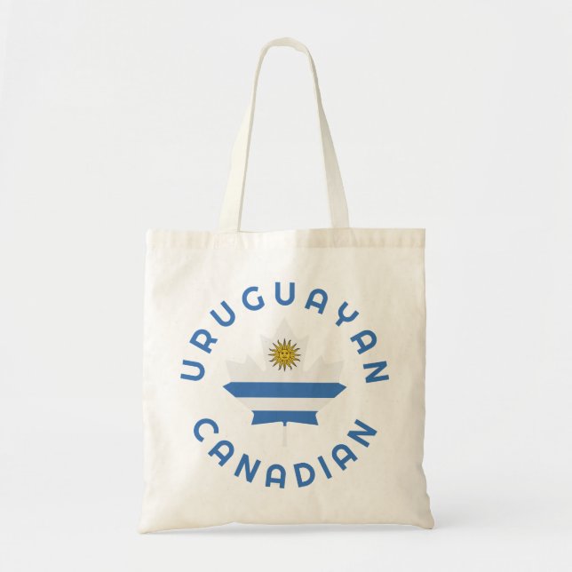 Bolso De Tela Raíces de Uruguay en Canadá (Frente)