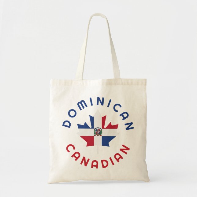 Bolso De Tela Raíces dominicanas canadienses (Frente)