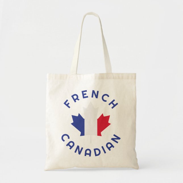 Bolso De Tela Raíces francesas canadienses (Frente)