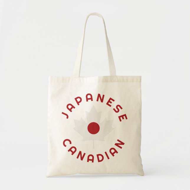 Bolso De Tela Raíces japonesas canadienses (Frente)