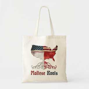Bolso De Tela Raíces maltesas americanas