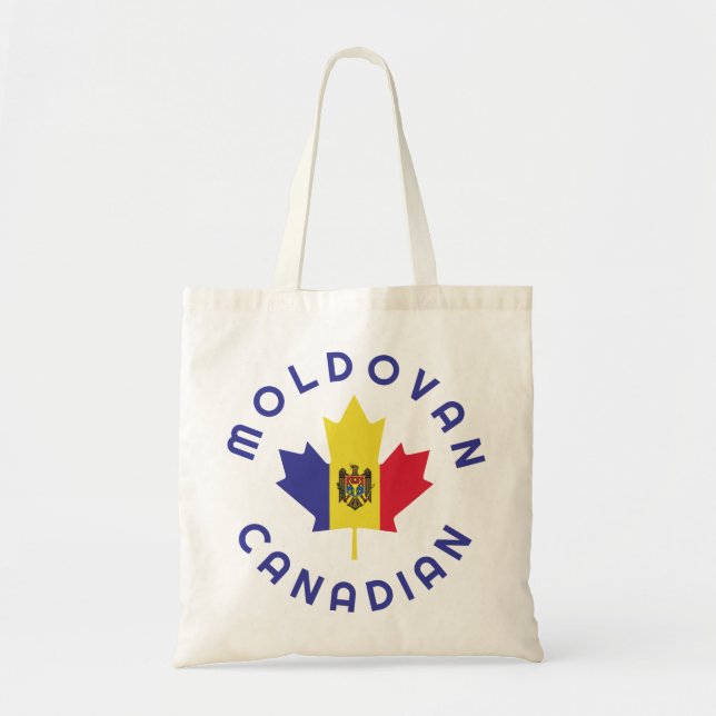 Bolso De Tela Raíces moldavas canadienses (Frente)