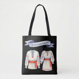 Bolso De Tela Raíces rumanas Vestimenta Tradicional