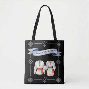 Bolso De Tela Raíces rumanas Vestimenta Tradicional