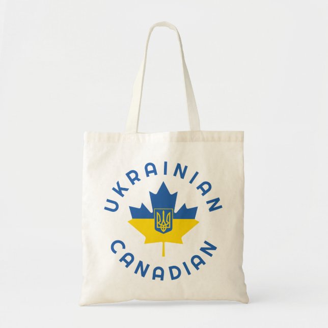 Bolso De Tela Raíces ucranianas canadienses (Frente)