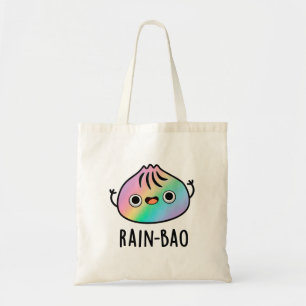 Bolso De Tela Rain-bao Funny Rainbow Dimsum Bao Pun