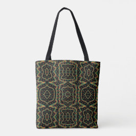 Bolso De Tela Rainbow Colored Seurat Style Pointillism Pattern 